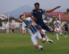 Ibraheem Adams i Nenad Rašević Romanija - Željezničar/Foto: 
