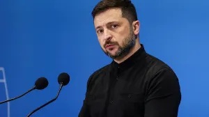 FILE PHOTO: Ukrainian President Volodymyr Zelenskiy attends a press conference on the first day of the two-day Ukraine Recovery Conference (URC2025), on plans for the reconstruction of Ukraine, in Rome, Italy, July 10, 2025. REUTERS/Guglielmo Mangiapane/File Photo/Guglielmo Mangiapane