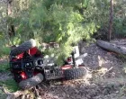 Quad sa kojeg je Arap pao na Vlašiću/Travnički.info