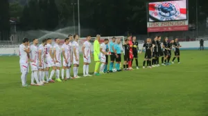 Detalj sa utakmice u Mostaru (Zrinjski v Breidablik - 07.08.2025)/Foto: 
