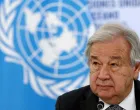 FILE PHOTO: FILE PHOTO: UN Secretary-General Antonio Guterres attends a press briefing during the third United Nations Ocean Conference (UNOC3) at the Centre des Expositions conference centre in Nice, France, June 10, 2025. REUTERS/Manon Cruz/File Photo/Manon Cruz