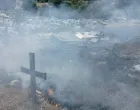 Požar na groblju, Banja Luka, groblje/Vatrogasci Banja Luka