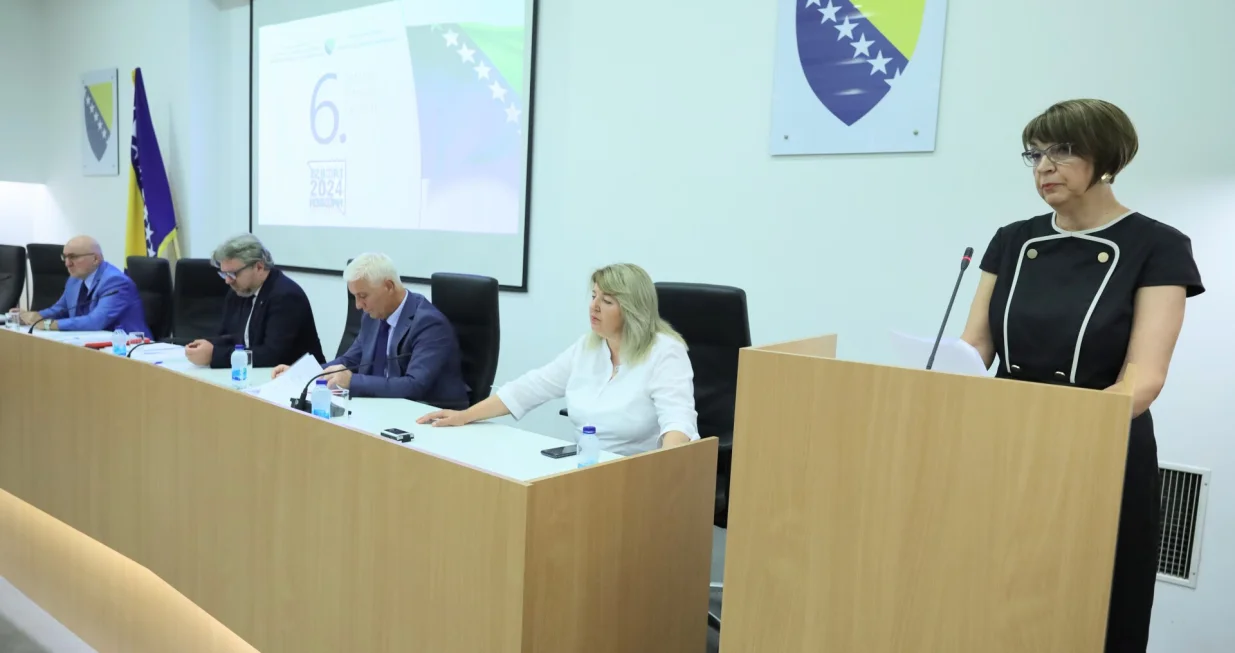 Konferencija za novinare Centralne izborne komisije Bosne i Hercegovine/Senad Gubelić