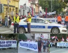 Skupovi protiv blokada u Srbiji//