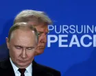 FILE PHOTO: U.S. President Donald Trump and Russian President Vladimir Putin hold a press conference following their meeting to negotiate an end to the war in Ukraine, at Joint Base Elmendorf-Richardson in Anchorage, Alaska, U.S., August 15, 2025. REUTERS/Jeenah Moon/File Photo/Jeenah Moon