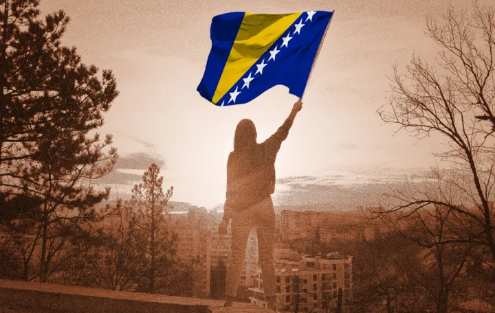 Vizual za kolumnu, Bosna i Hercegovina, zastava BiH/Benjamin Krnić