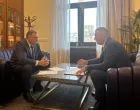 Predsjednik Republike Srpske Milorad Dodik i ministar poljoprivrede, šumarstva i vodoprivrede u Vladi Republike Srpske Savo Minić/