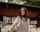 Jesenski outfit - karirana haljina//