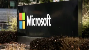 FILE PHOTO: Microsoft signage is seen at the company's headquarters in Redmond, Washington, U.S., January 18, 2023. REUTERS/Matt Mills McKnight/File Photo/Matt Mills Mcknight