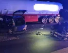 sudar na magistralnom putu Banja Luka - Prijedor u mjestu Donji Orlovci, 2 vozila i parkirana cisterna/Pvj Prijedor