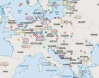 Karta ruskih operacija u Evropi/IISS/