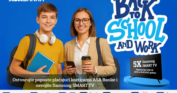 Back to school & work: ASA Banka donosi ekskluzivne popuste i vrijedne nagrade/