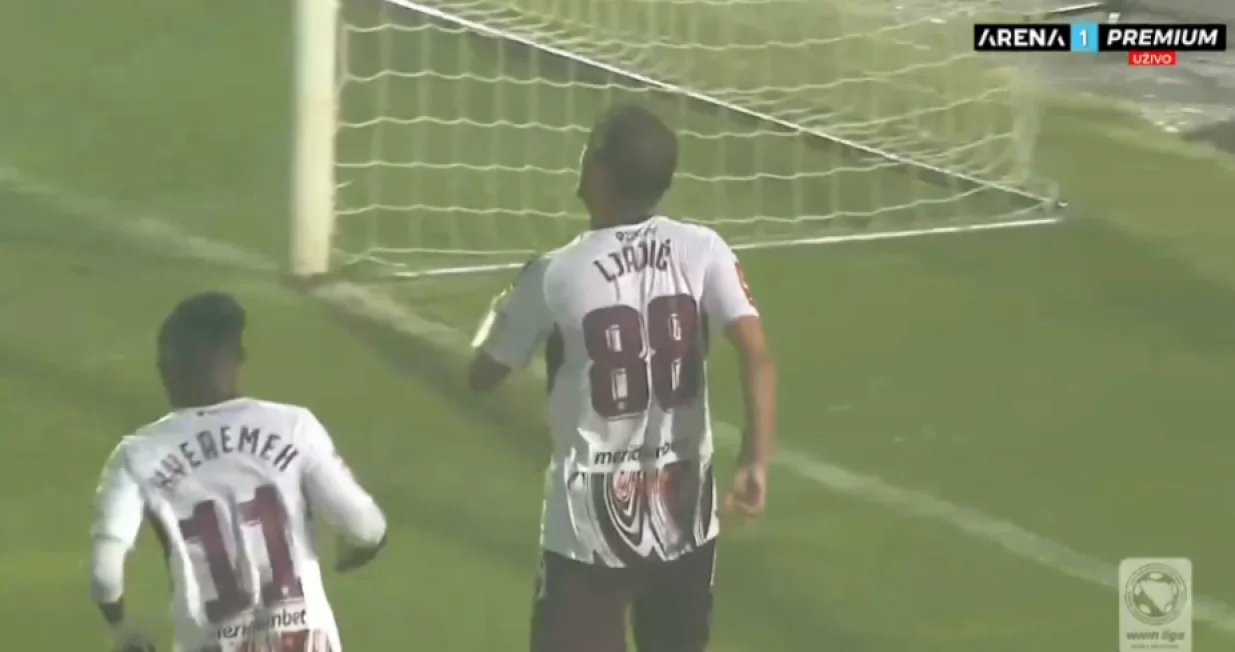 Prvi gol Adema Ljajića za Sarajevo/Foto: