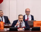 Turkish Foreign Minister Hakan Fidan speaks during an extraordinary parliamentary session on Israel's attacks on Gaza, at the Turkish Parliament in Ankara, Turkey, August 29, 2025. Turkish Foreign Ministry/Handout via REUTERS ATTENTION EDITORS - THIS IMAGE HAS BEEN SUPPLIED BY A THIRD PARTY. NO RESALES. NO ARCHIVES/Turkish Foreign Ministry