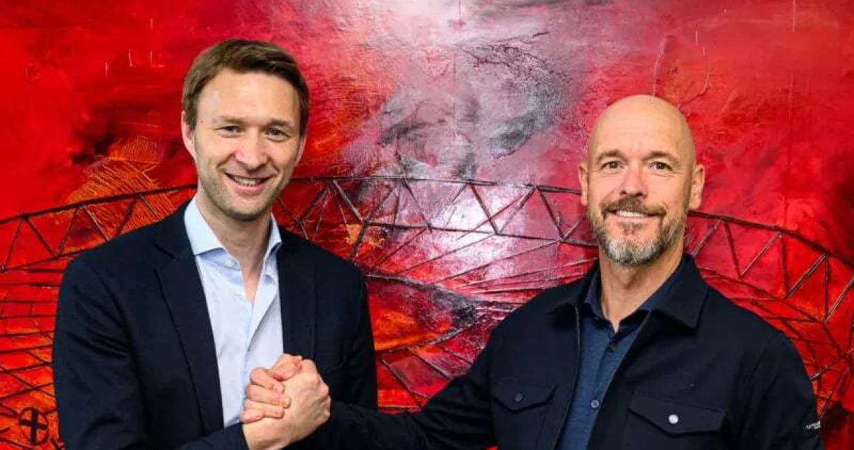Simon Rolfes i Erik ten Hag (FOTO: Bayer Leverkusen)/Foto: