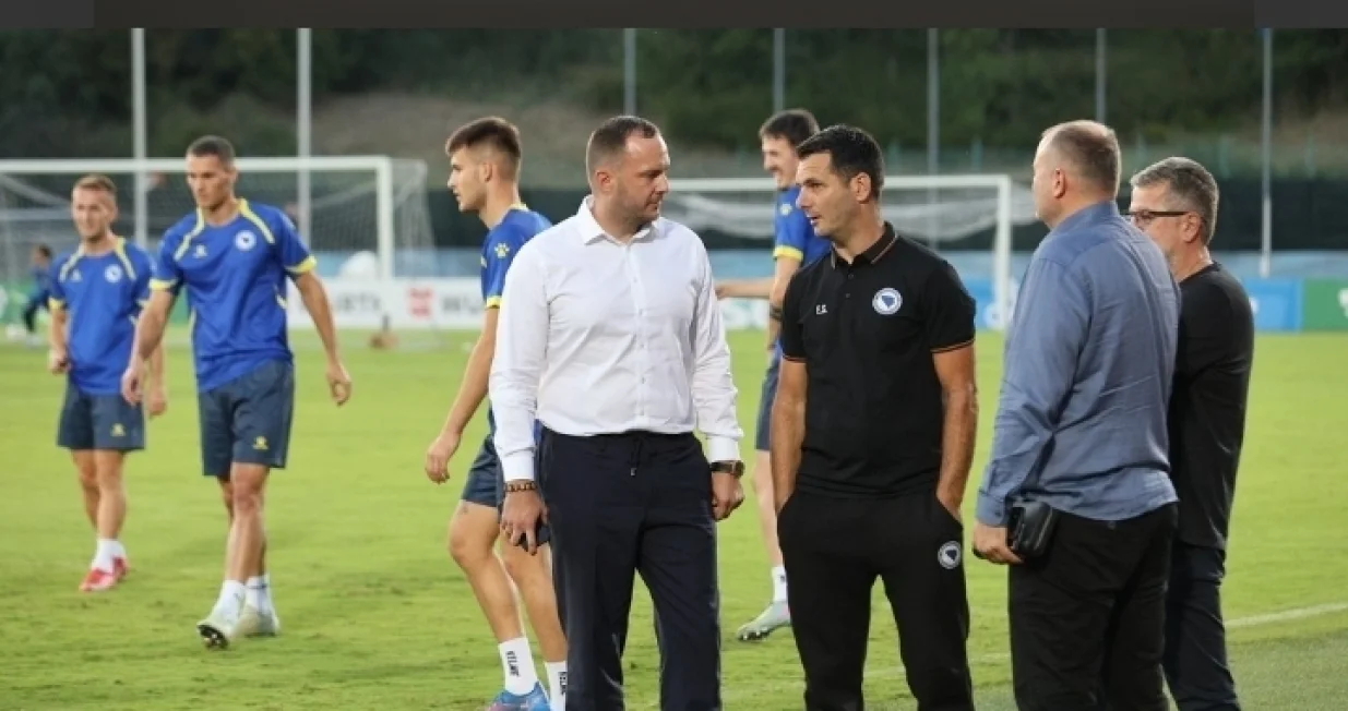 Trening reprezentacije BiH u Serravalleu/Foto: