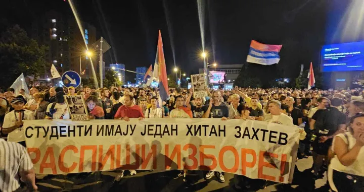 Protesti studenata u Novom Sadu/