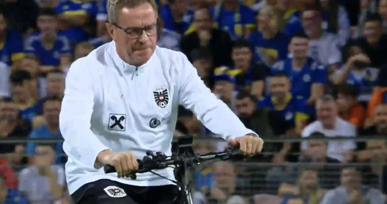 Ralf Rangnick na Bilinom polju/Foto: