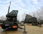 FILE PHOTO: Polish Patriot air defence system units stand at the military base in Sochaczew, Poland, December 18, 2024. Agencja Wyborcza.pl/Jacek Marczewski via REUTERS ATTENTION EDITORS - THIS IMAGE WAS PROVIDED BY A THIRD PARTY. POLAND OUT. NO COMMERCIAL OR EDITORIAL SALES IN POLAND./File Photo/Jacek Marczewski