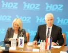 MOSTAR, 15. rujan (FENA) - U Mostaru je u tijeku sjednica Predsjedništava Hrvatske demokratske zajednice Bosne i Hercegovine. (Foto FENA/Mateo Marinović)/Mateo Marinović