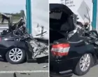 Stravična nesreća, saobraćajna nesreća, kamion, automobil podletio pod kamion, Gradiška/Prtsc
