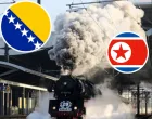 sjeverna koreja, bosna i hercegovina, parna lokomotiva, voz, industrija/Screenshot