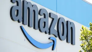 epa10390898 The Amazon logo at an Amazon logistic center in Miami, Florida, USA, 05 January 2023. According CEO Andy Jassy, Amazon is planning to lay off more than 18,000 employees as part of a workforce reduction. EPA/CRISTOBAL HERRERA-ULASHKEVICH/Cristobal Herrera-ulashkevich
