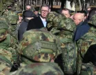 Aleksandar Vučić i Milorad Dodik, prikaz vojne opreme Vojske Srbije (Vojska Srbije), kasarna Topčider, Srbija/Instagram