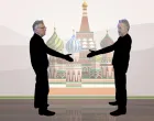 Vizual za kolumnu Vildane Selimbegović, Igor Kalabuhov i Bakir Izetbegović/Benjamin Krnić