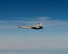 Švedska vojska kaže da je na fotografiji ruski MiG-31 nakon što je napustio estonski zračni prostor /X/Švedske odbrambene snage/X/Švedske Odbrambene Snage 