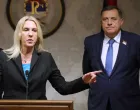 Željka Cvijanović i Milorad Dodik/Senad Gubelić