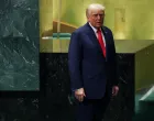 U.S. President Donald Trump attends the 80th United Nations General Assembly at U.N. headquarters in New York City, U.S., September 23, 2025. REUTERS/MIKE SEGAR/Mike Segar