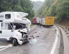 Na vozilima je pričinjena veća materijalna šteta/Facebook/Teretnjaci
