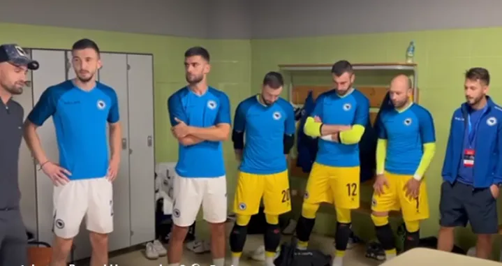 Amel Tuka i futsal reprezentativci/Foto: