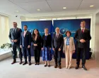 Elmedin Konaković, Jakov Milatović, Vjosa Osmani, Kaja Kallas, Marko Đurić; neformalni ručak lidera Zapadnog Balkana//