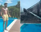 Vikendica, Jala Brat, izgorjela vikendica, Nišićka visoravan/