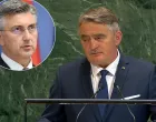 Andrej Pljenković, željko komšić, komšić u un-u, odgovor plenkovića/Screenshot/Oslobođenje