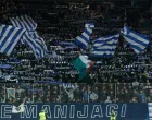 Manijaci na istočnoj tribini Grbavice/Foto: 