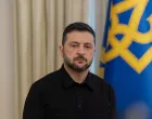 Ukraine's President Volodymyr Zelenskiy holds a news briefing, amid Russia's attack on Ukraine, in Kyiv, Ukraine September 27, 2025. Ukrainian Presidential Press Service/Handout via REUTERS ATTENTION EDITORS - THIS IMAGE HAS BEEN SUPPLIED BY A THIRD PARTY./Ukrainian Presidential Press Ser