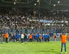 Slavlje igrača i navijača Željezničara/Foto: 