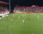 Gol Savića protiv Veleža (FOTO: Screenshot/MY TV)/Foto: 
