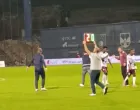 Erduan Pekić slavi pobjedu u derbiju/Foto: 
