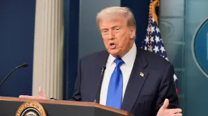 FILE PHOTO: U.S. President Donald Trump speaks to the media, after the U.S. Supreme Court dealt a blow to the power of federal judges by restricting their ability to grant broad legal relief in cases as the justices acted in a legal fight over President Donald Trump's bid to limit birthright citizenship, in the Press Briefing Room at the White House in Washington D.C., June 27, 2025. REUTERS/Ken Cedeno/File Photo/Ken Cedeno