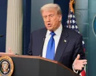 FILE PHOTO: U.S. President Donald Trump speaks to the media, after the U.S. Supreme Court dealt a blow to the power of federal judges by restricting their ability to grant broad legal relief in cases as the justices acted in a legal fight over President Donald Trump's bid to limit birthright citizenship, in the Press Briefing Room at the White House in Washington D.C., June 27, 2025. REUTERS/Ken Cedeno/File Photo/Ken Cedeno