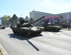 Beograd, Srbija - 20. septembar 2025: Parada Vojske Srbije pod nazivom "Snaga jedinstva" održava se danas u Beogradu. Paradi prisustvuju predsjednik Srbije Aleksandar Vučić te brojne domaće i strane zvanice. (Amir Hamzagic - Anadolu Agency)/