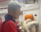 Ljekari spasili bebu/Ukrajinska policija//
