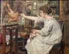 "Kćerka Jelica slika", 1921, Muzeji i galerije Konavala, Kuća Bukovac, Cavtat /Glorija Lizde/