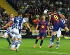 Soccer Football - LaLiga - FC Barcelona v Real Sociedad - Estadi Olimpic Lluis Companys, Barcelona, Spain - September 28, 2025 FC Barcelona's Robert Lewandowski scores their second goal REUTERS/Albert Gea/Foto: Albert Gea