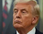 U.S. President Donald Trump looks on, on the day he announces a deal with Pfizer to sell drugs at lower prices, in the Oval office of the White House in Washington, D.C., U.S., September 30, 2025. REUTERS/Ken Cedeno/Ken Cedeno