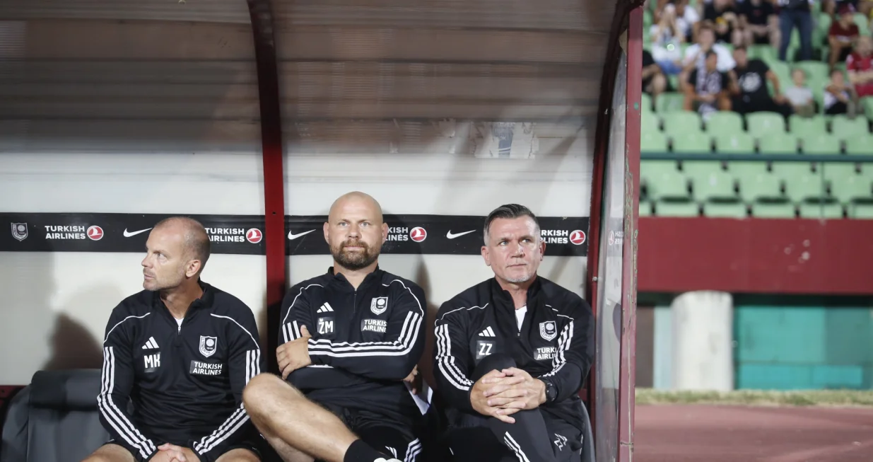FK Sarajevo - FC AktobeZoran ZekićMarko MatijevićŽelimir Mešnjak/Foto: Damir Deljo